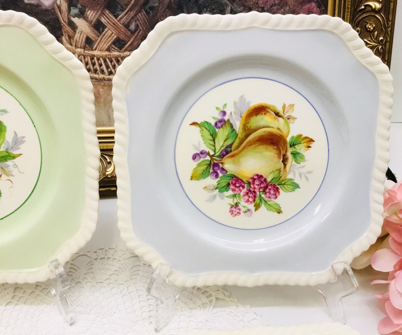Set of four Johnson Bros Old English luncheon plates