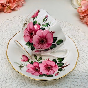 Queen Anne teacup and saucer circa 1949+.