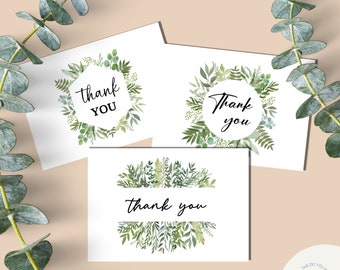 Thank You Cards - Botanical Collection