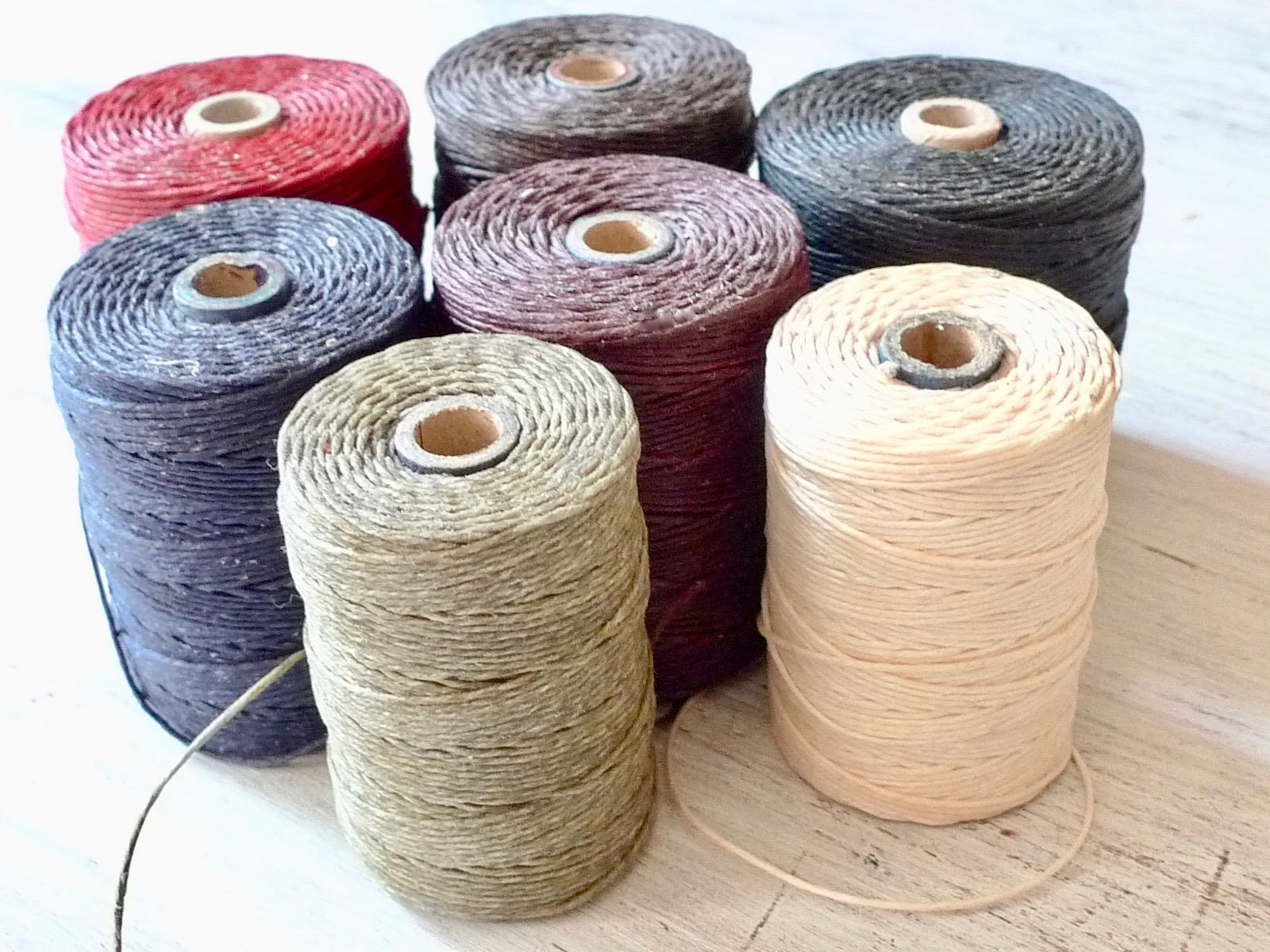 Crawford Waxed Linen Thread 7ply Irish Cord Thick Cord Etsy