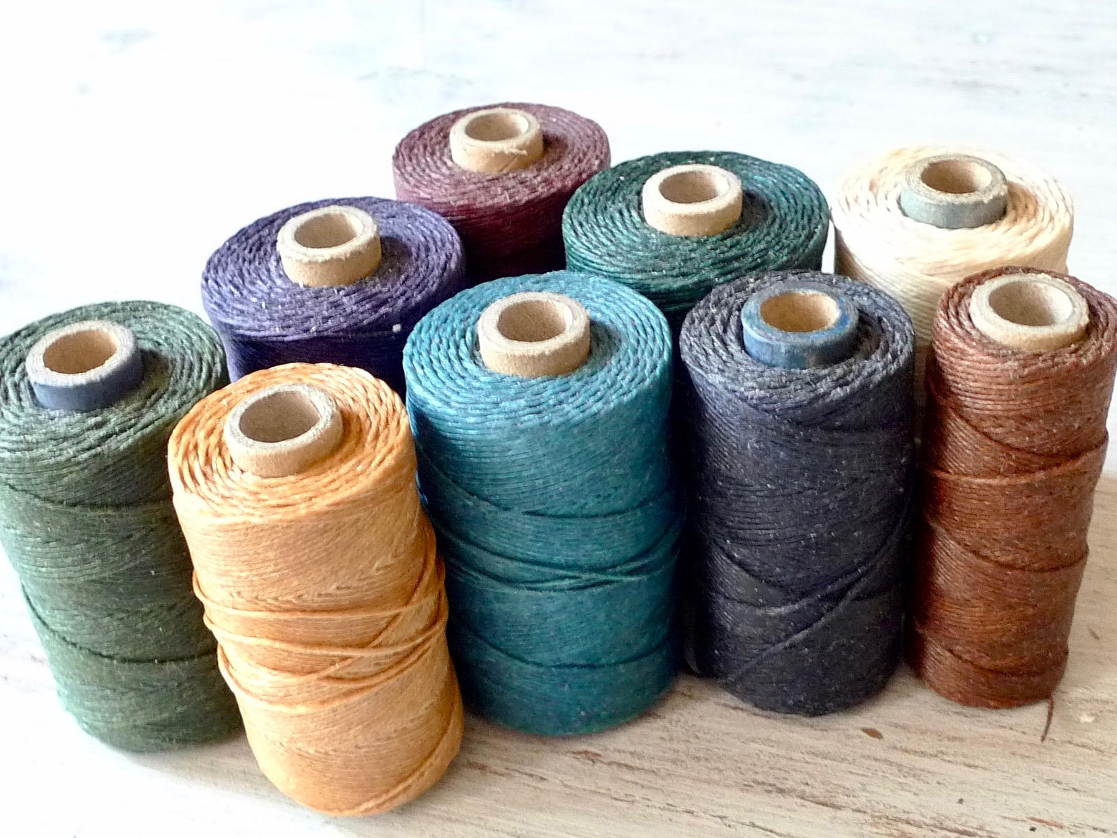 Waxed Linen Cord 10 meters Crawford Irish 4ply Thread Thick Etsy