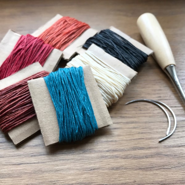 Crawford Waxed Linen Etsy