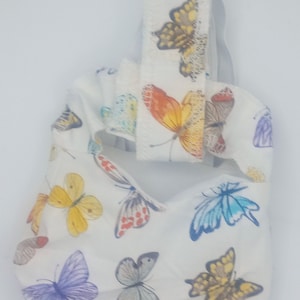 Muti color butterfly - Serama diaper, ex small Diaper, Chick-N Boutique Chicken Diaper