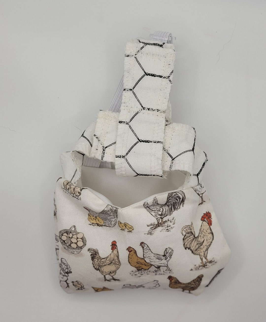 Vintage Chickens Serama Diaper, Silkie Diaper, Large Chicken Diaper