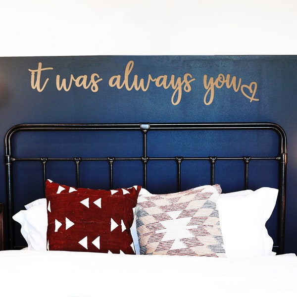 It Was Always You Wooden Words Wall Art Large