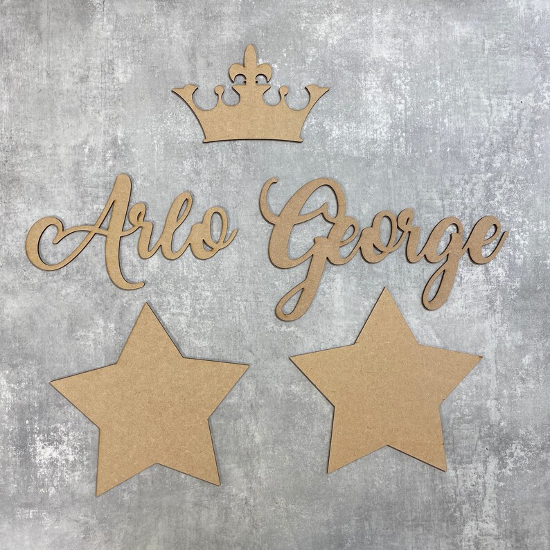 Personalised Childs Wooden Toy Box Name & Shapes BOX NOT Etsy UK