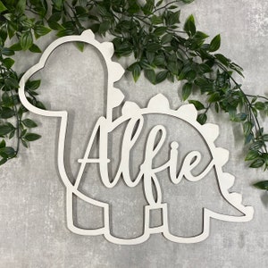 Personalised Dinosaur Name Plaque image 4