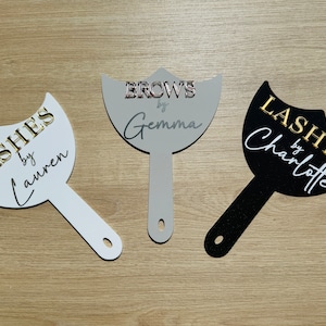 Personalised Lash / Brow Mirror, social media, Business Prop