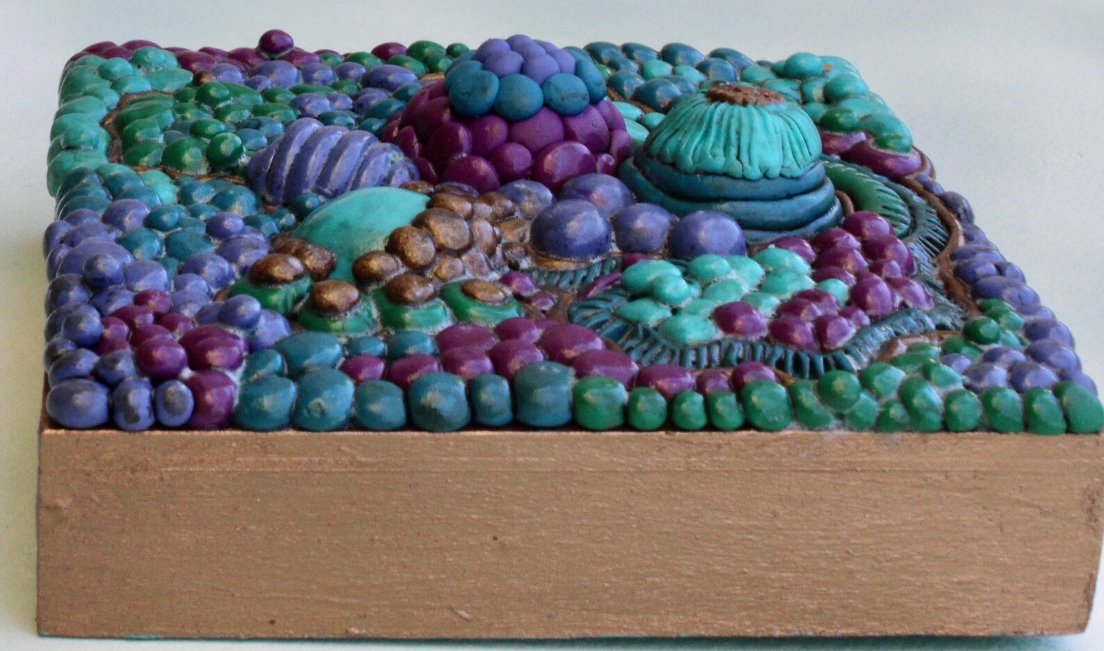 Clay Wall Art Polymer Clay Art 4in Art Polymer Clay Decor 3D Clay Decor Abstract Wall Art