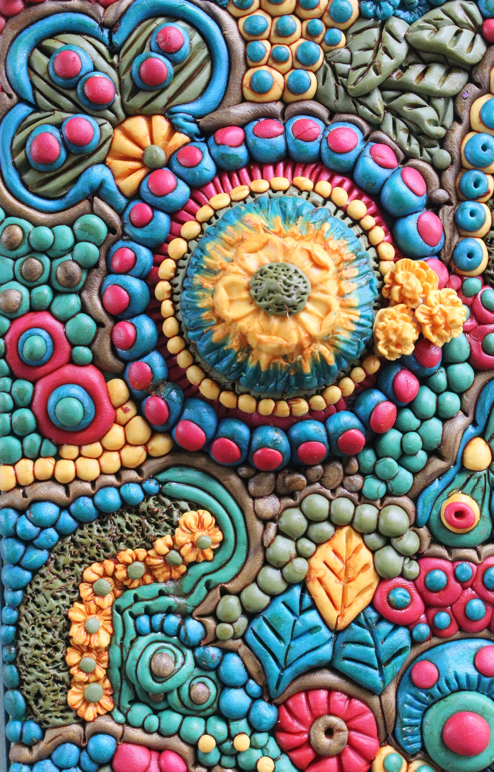 Clay Wall Hanging Polymer Clay Wall Art 3D Clay Wall Art Clay Decor