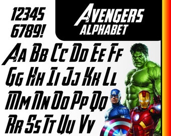 Avengers Superhero Symbol Clipart Svg Png Eps Captain Etsy