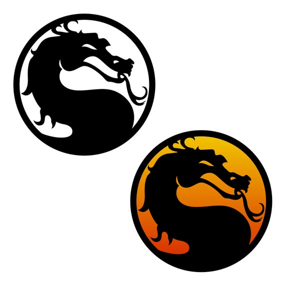 Mortal Kombat Logo Video Game Clipart Svg Eps Png File Etsy