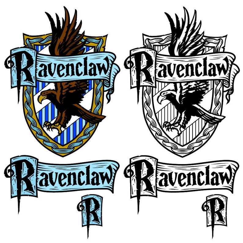 Download Ravenclaw Hogwarts House Logo Harry Potter Clipart | Etsy