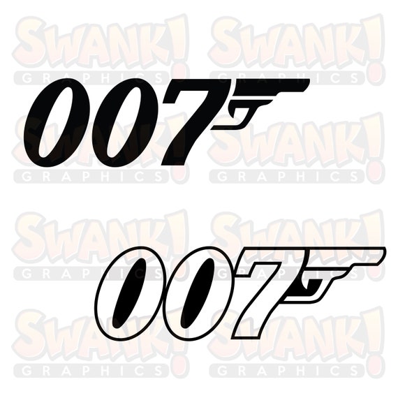 007 James Bond Logo Movie Clipart SVG/EPS/PNG File | Etsy