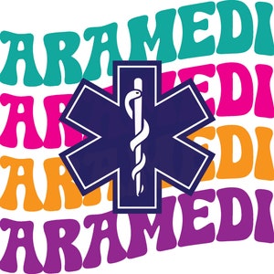 PARAMEDIC - PNG - SUBLIMATION - Digital Download