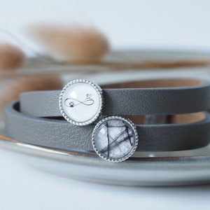 Pet hair leather bracelet, keepsake, memory pet