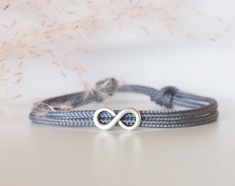 Bracelet d’amitié Infinity pour baptême, communion, anniversaire, rentrée scolaire, confirmation, confirmation