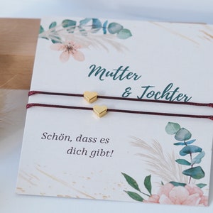 Mutter & Tochter Armband | Herzchen | Freundschaftsarmband | Love | Mother Daughter
