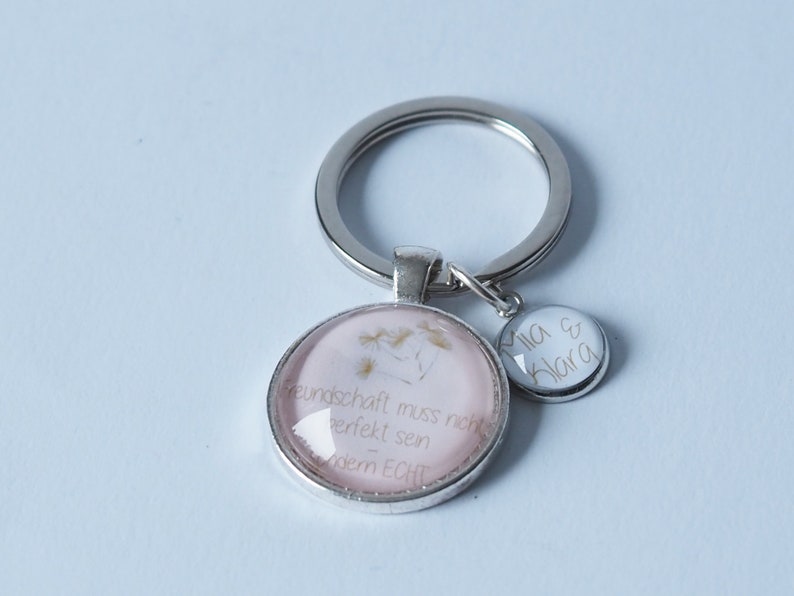 Personalized Keychain Friendship image 2