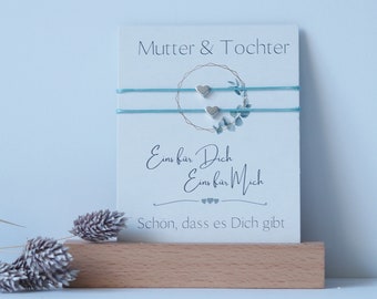 Mutter & Tochter Armband | Herzchen | Freundschaftsarmband | Love | Mother Daughter