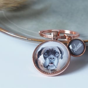 Personalized keychain | Photo of your pet | Photo keychain
