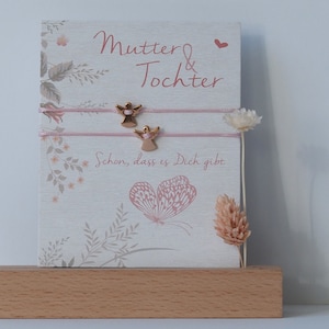 Mutter & Tochter Armband | Schutzengel | Freundschaftsarmband | Love | Mother Daughter