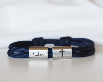 Sailing rope bracelet engraved with name | Communion | Confirmation | Confirmation