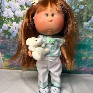 handmade doll outfit fits the 12” Mia and Pippa dolls from nines d”onil  5 piece set no dolls