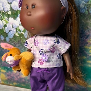 handmade doll outfit fits the 12” Mia and Pippa dolls from nines d”onil  5 piece set no dolls