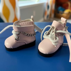 doll shoes fits the 9” mini Mia dolls pink boots shoes