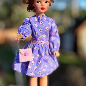 handmade fashion outfit fits vintage tammy dolls and other same sized dolls cute dress set