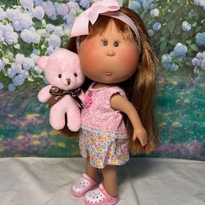 handmade doll outfit fits the 12” Mia and Pippa dolls from nines d”onil  5 piece set no dolls