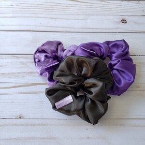 Satin Scrunchie | Velour Scrunchie | Velvety Scrunchie | Silky Scrunchie