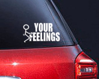 "Tuck Frump" Funny Car Bumper Sticker - 6 Inch Vinyl Decal, Weatherproof For Cars, Windows, Trucks - View #2