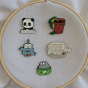 Snarky Enamel Needle Minder | Sarcastic Lapel Pin Designs