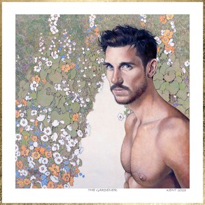 THE GARDENER, Male, Nude, Adult, Fanart, Portrait, Figure, Erotic, Men