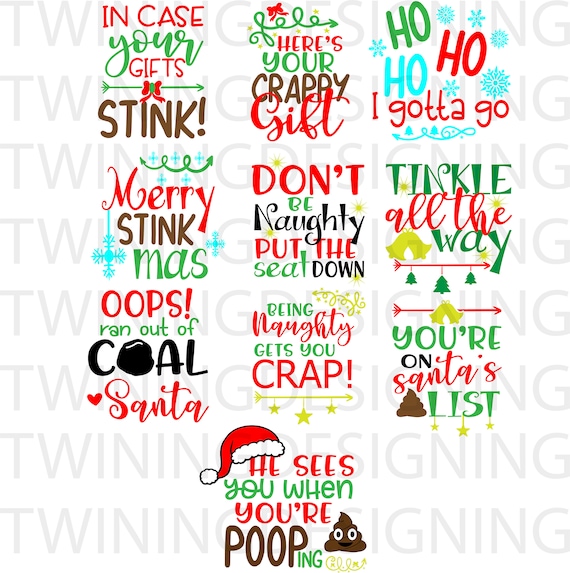 Download Free Christmas Gag Gift Svg Christmas Gag Gift Svg Bundle Tp Etsy SVG DXF Cut File