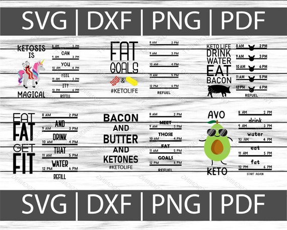 Download Free Keto Water Tracker File Bundle0 Svg Ketosis Svg Svg Png Dxf Etsy SVG Cut Files