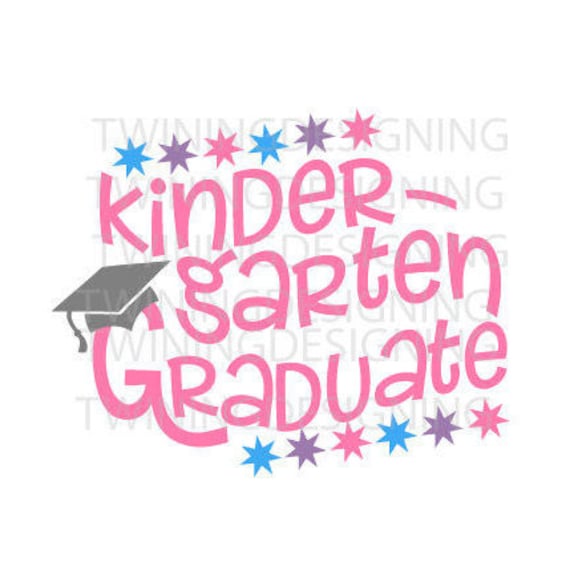 Download Kindergarten Graduation SVG PNG DXF digital file | Etsy