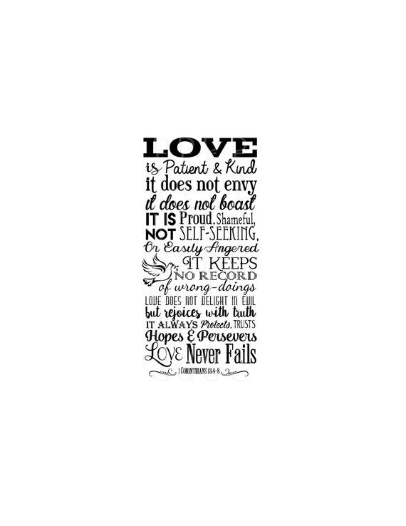 Download Corinthians Wedding Vows File Svg Png Dxf Digital File Etsy