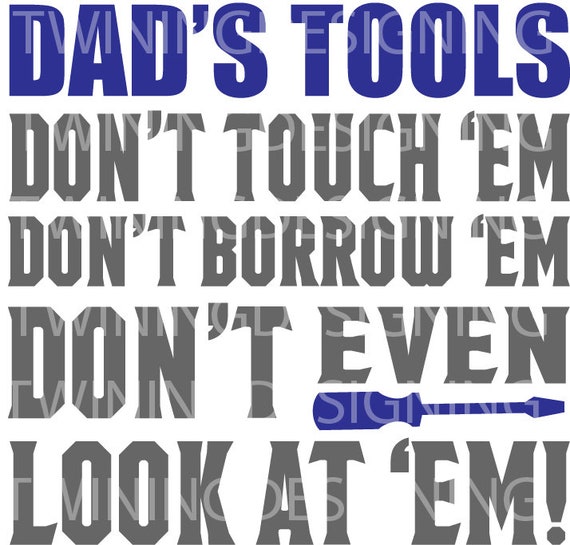 Download Fathers Day Svg Fathers Day File Dads Tools Svg Svg Png Dxf Etsy