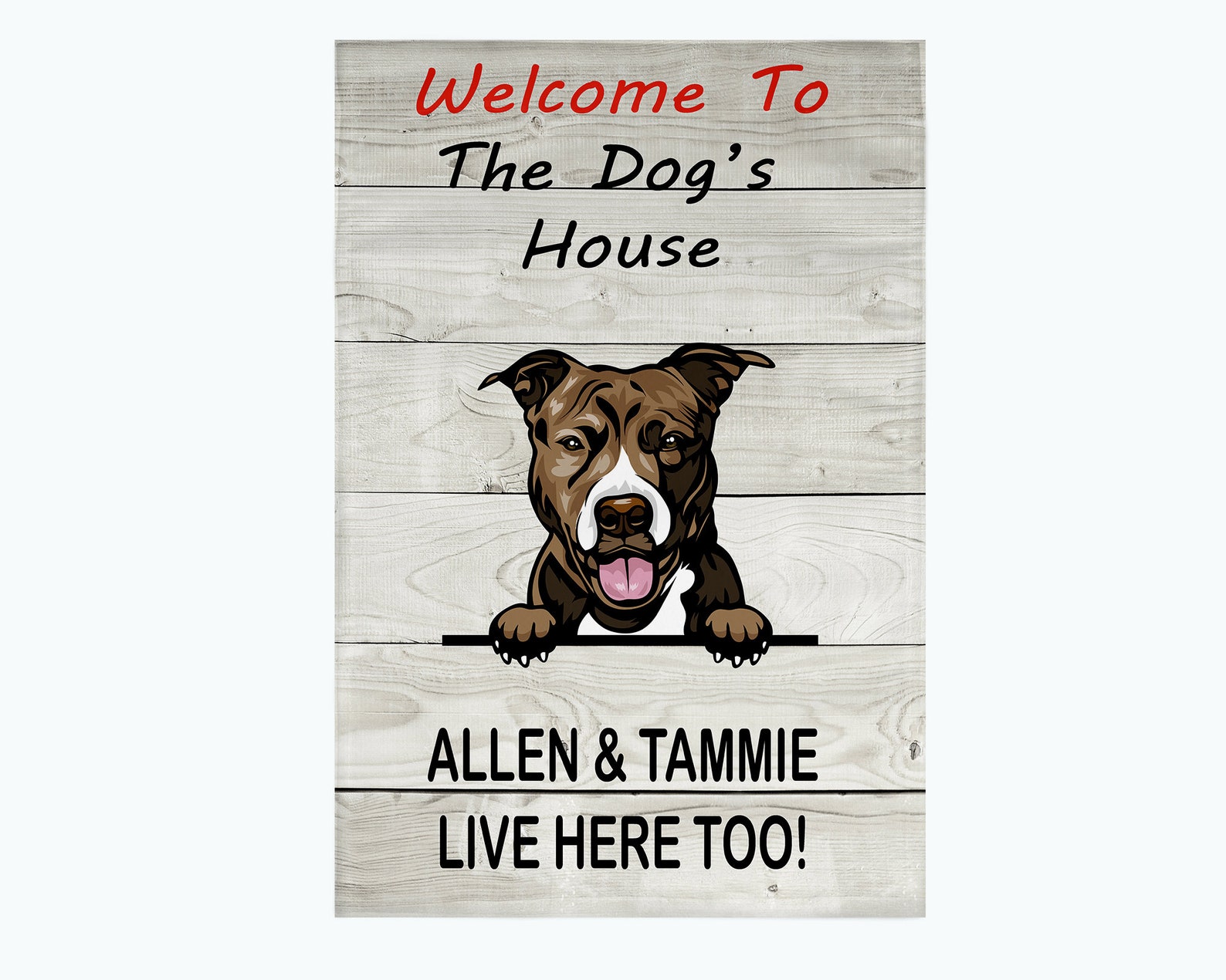 Bandera del jardín de la casa del perro decoración del | Etsy