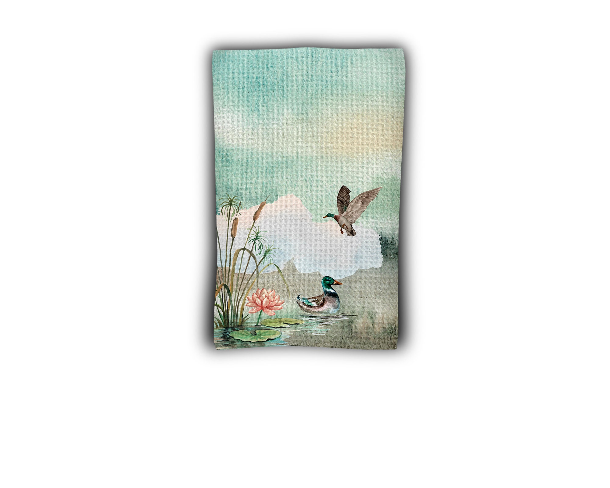 Duck Hand Towel Set Farm Style Towels Kitchen Towels Etsy