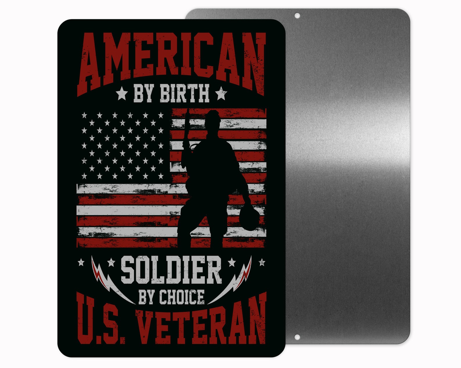Veteran Sign Metal Sign Wall Décor Beer Prayer Sign Bar Etsy