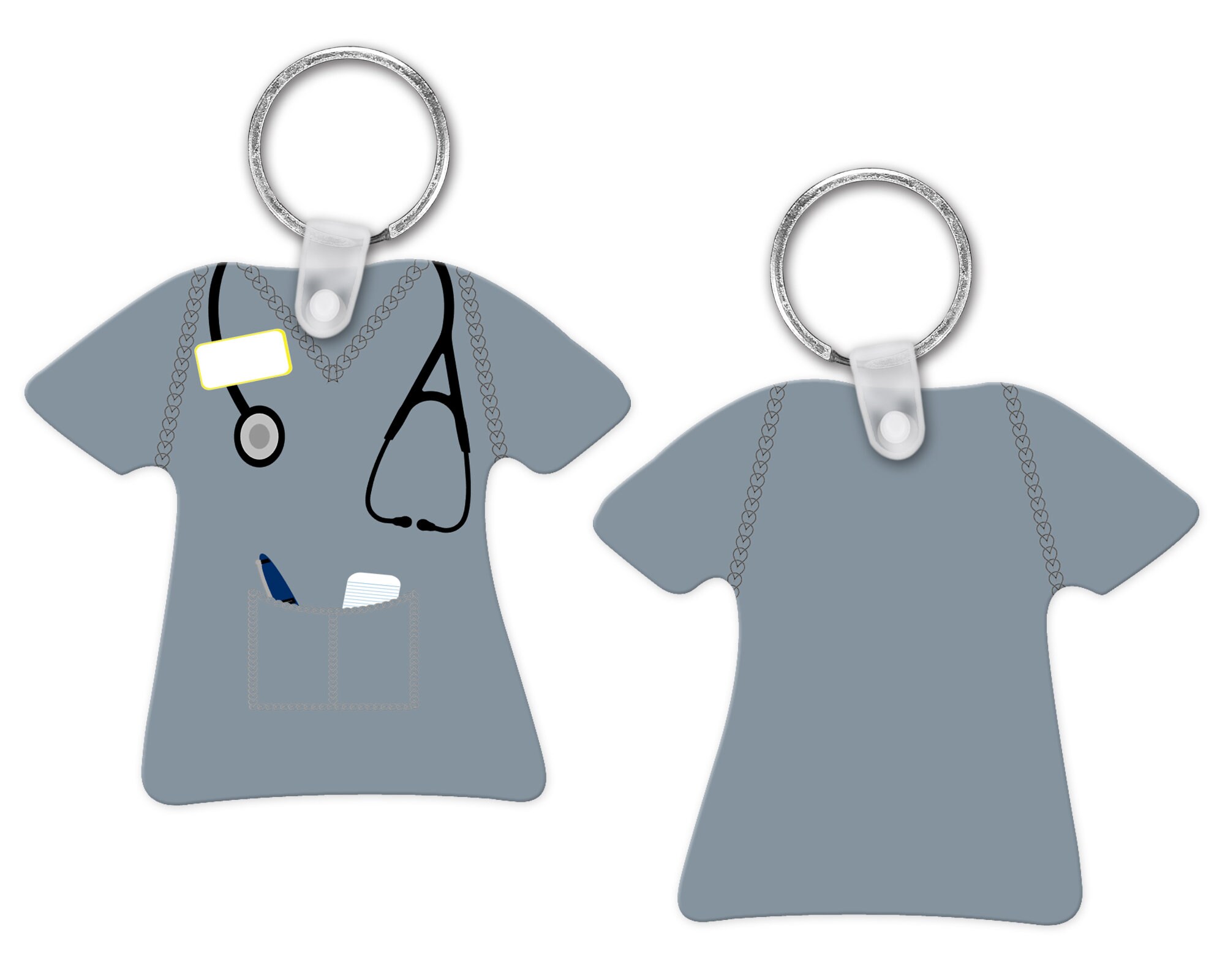 JERSEY KEYCHAIN SCRUB Top Keychains Sublimation Blanks Sublimation