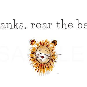 Thank You Card - Instant Download - Printable Watercolor