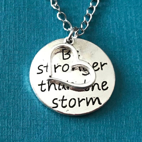 Be Strong Necklace - Etsy