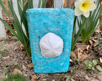 Hypertufa Planter, Hypertufa Pot, Planter, Pot, Succulent Planter, Flower Pot, Home Decor, Garden Decor, Beach Cottage Decor, Sea Biscuit