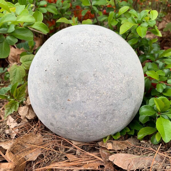 Hypertufa Sphere, Sphere, Garden Ball, Ball, Cement Ball, Garden Orb, Handmade, Garden Decor, Yard Art, Outdoor Decor, Garden Accent