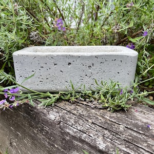 Hypertufa Planter, Hypertufa Pot, Planter, Pot, Succulent Planter, Herb Planter, Hypertufa Trough, Garden Decor, Handmade, Rustic, Unique